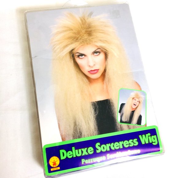 Rubie's Other - 80's Punk Sorceress Deluxe Blonde Wig Rubie’s 50720 NWT